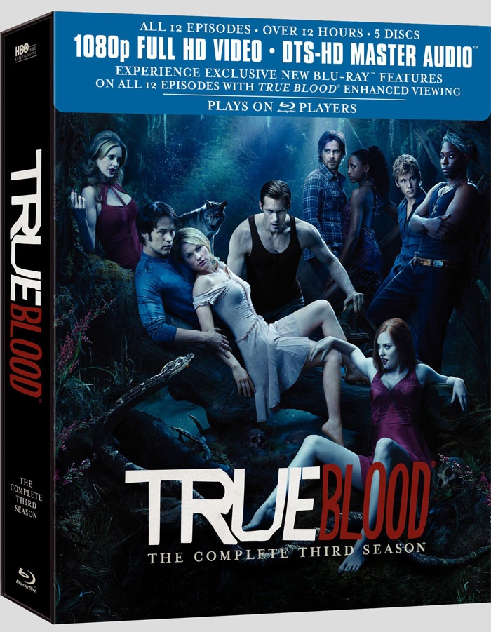 true blood season 3 dvd cover art. HBO has announced 5-disc DVD